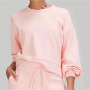 Lululemon Perfectly Oversized Sweatshirt Top Pullover Cropped Crew Loungewear
